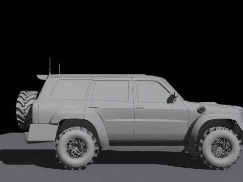 Safari suv offroad 3D Model