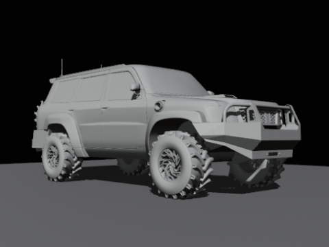 Safari suv offroad Modelo 3D