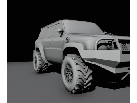 Safari suv offroad Modelo 3D