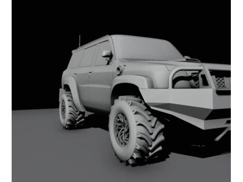 Safari suv offroad 3D Model