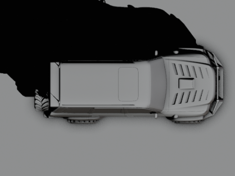 Safari suv offroad Modelo 3D