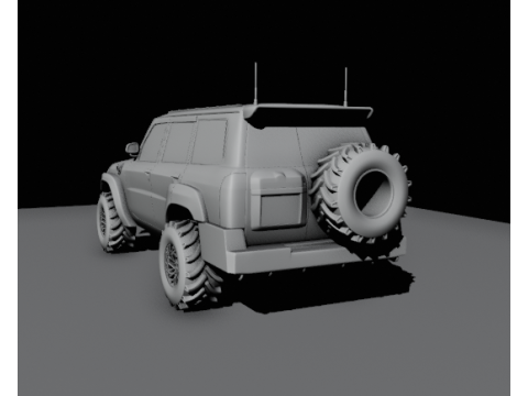 Safari suv offroad Modelo 3D