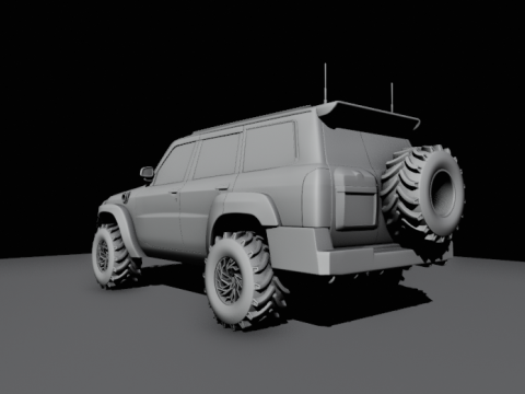 Safari suv offroad Modelo 3D