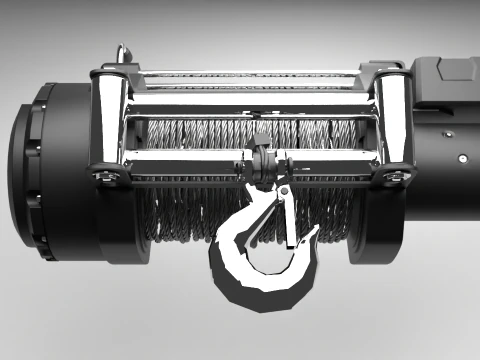 Позашляхова лебідка 3D Принт Модель