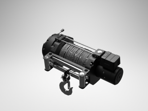 Off road winch Model Cetak 3D