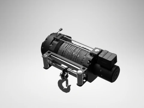 Off road winch 3D Print Model