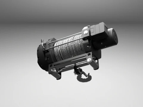 Off road winch 3D Print Model