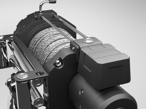 Off road winch Model Cetak 3D