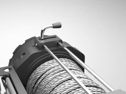 Off road winch Model Cetak 3D