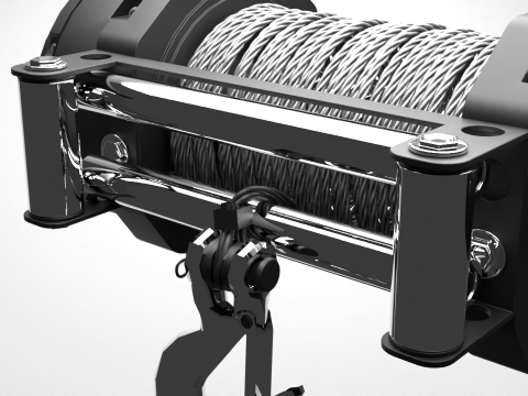 Off road winch Model Cetak 3D