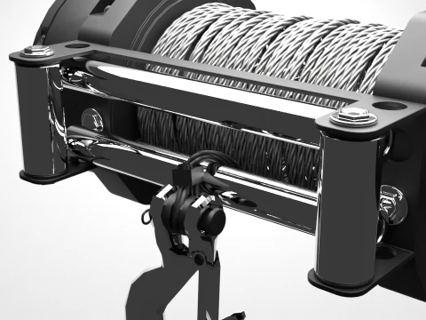 Off road winch 3D Print Model