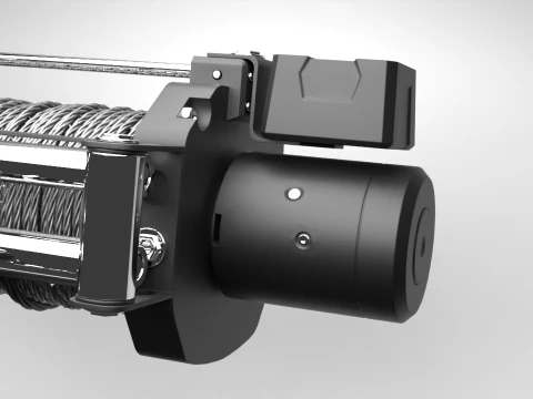 Off road winch 3D Print Model