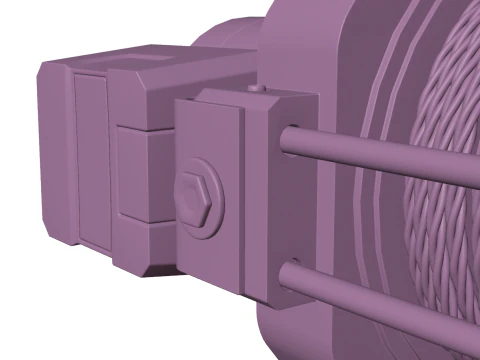 Off road winch 3D Print Model