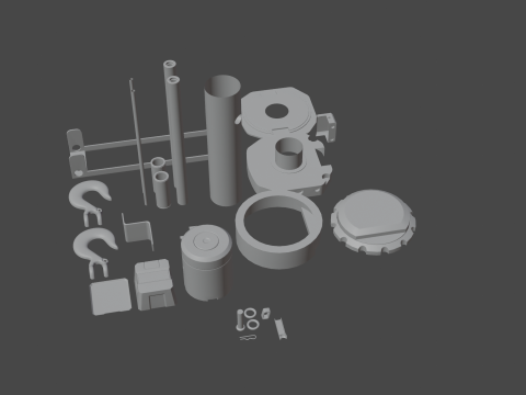 Off road winch Model Cetak 3D