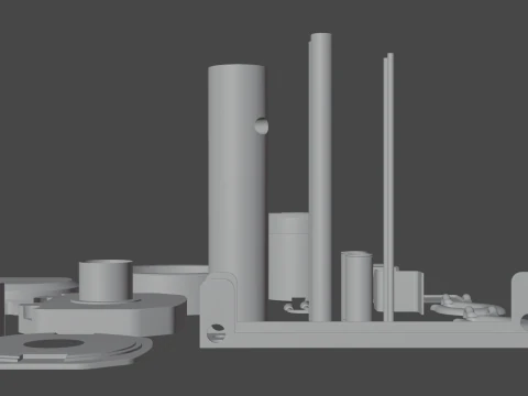 Off road winch 3D Print Model