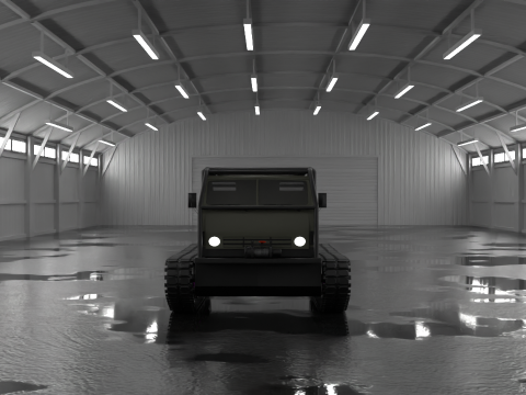 Off road truck tank 3D Model