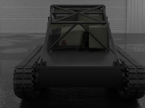 Off road truck tank 3D Model