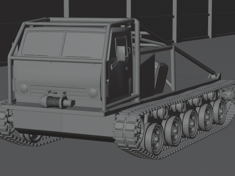 Off road truck tank 3D Model
