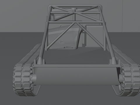 Off road truck tank 3D Model