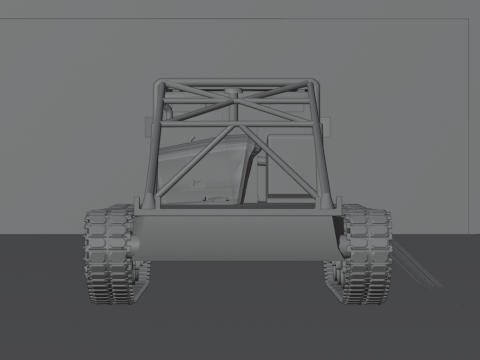 Off road truck tank 3D Model