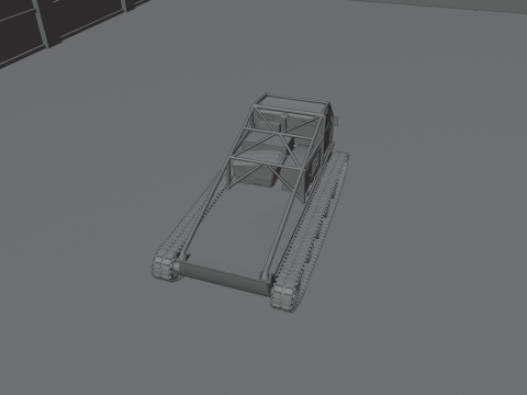 Off road truck tank 3D Model
