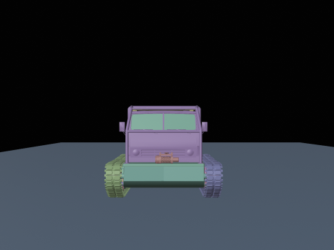 Off road truck tank 3D Model