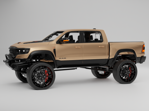 Off road pickup truck 3D 모델