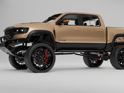Off road pickup truck 3D-Modell