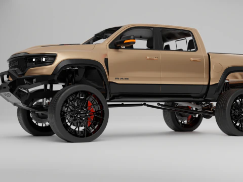 Off road pickup truck 3D Model