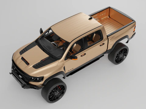 Off road pickup truck 3D Model