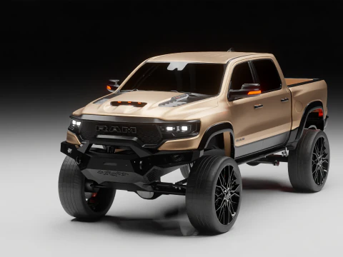 Off road pickup truck 3D Model