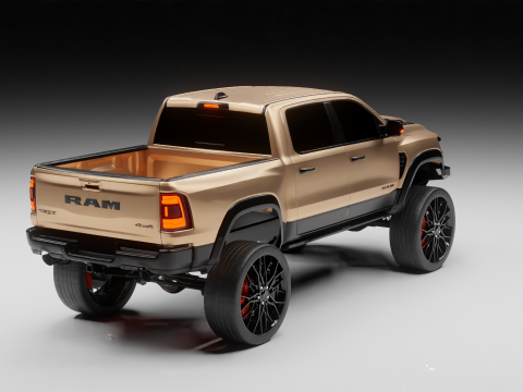 Off road pickup truck 3D-Modell