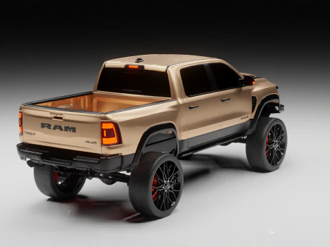 Off road pickup truck 3D Model
