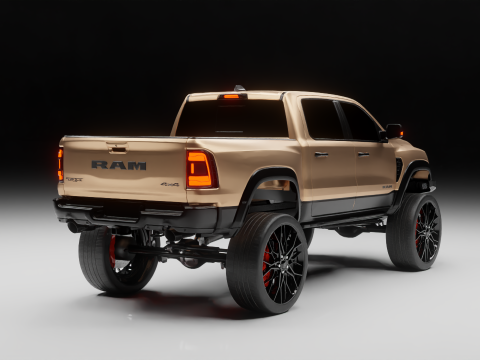 Off road pickup truck 3D-Modell