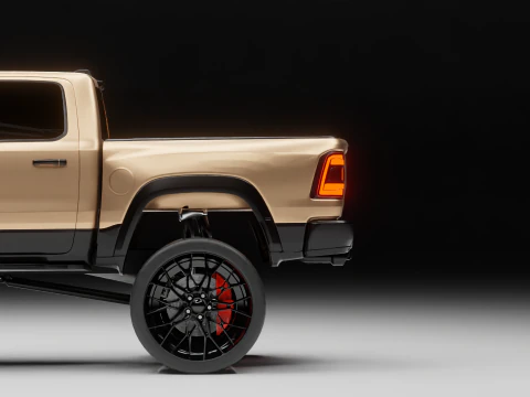 Off road pickup truck 3D Model