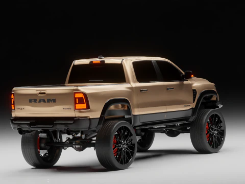 Off road pickup truck 3D Model
