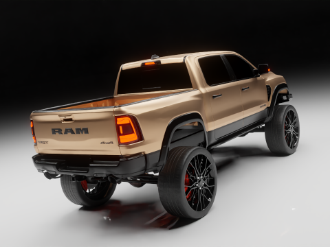 Off road pickup truck 3D-Modell