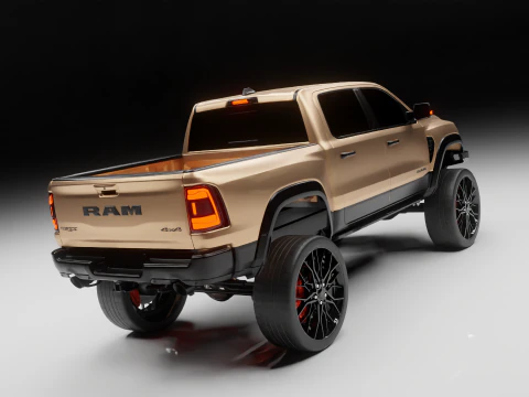 Off road pickup truck 3D Model
