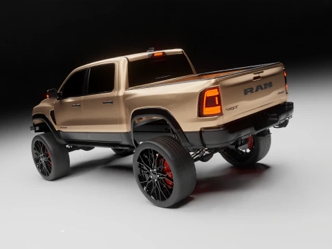 Off road pickup truck 3D Model