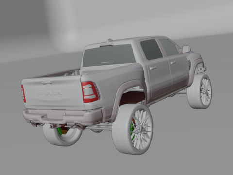 Off road pickup truck 3D-Modell