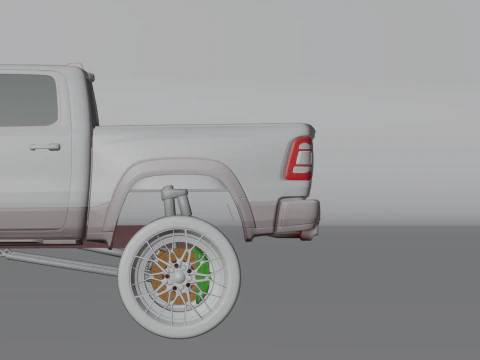 Off road pickup truck 3D Model