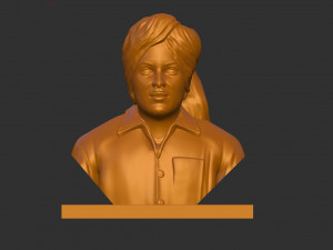 Bhagat Singh Model 3D