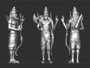 Parashurama Modèle 3D