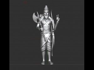 Parashurama 3D-Modell