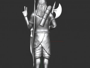 Parashurama 3D-Modell