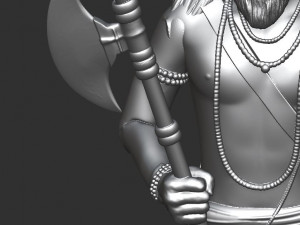 Parashurama 3D-Modell