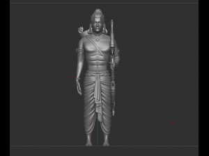Indian God Ram 3D Принт Модель