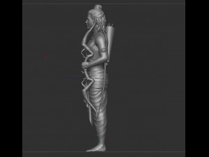 Indian God Ram 3D 打印模型