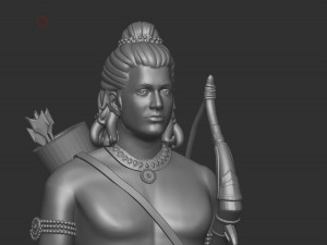 Indian God Ram 3D 打印模型