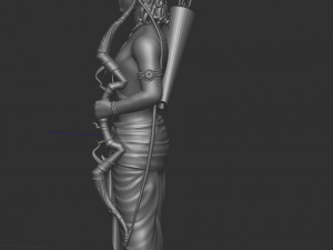 Indian God Ram 3D 打印模型
